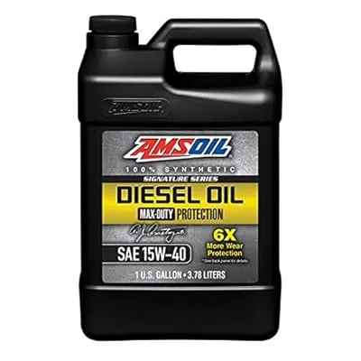 [15W40-6XGAL] AMSOIL 15W40 SIGNATURE MAX DUTY PROTECTION DIESEL 6X (1 GALÓN)