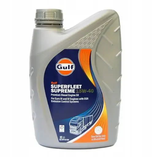 [GULF 15W40 CI4 L] GULF SUPERFLEET SUPREME 15W-40 CI-4 L (1/4)